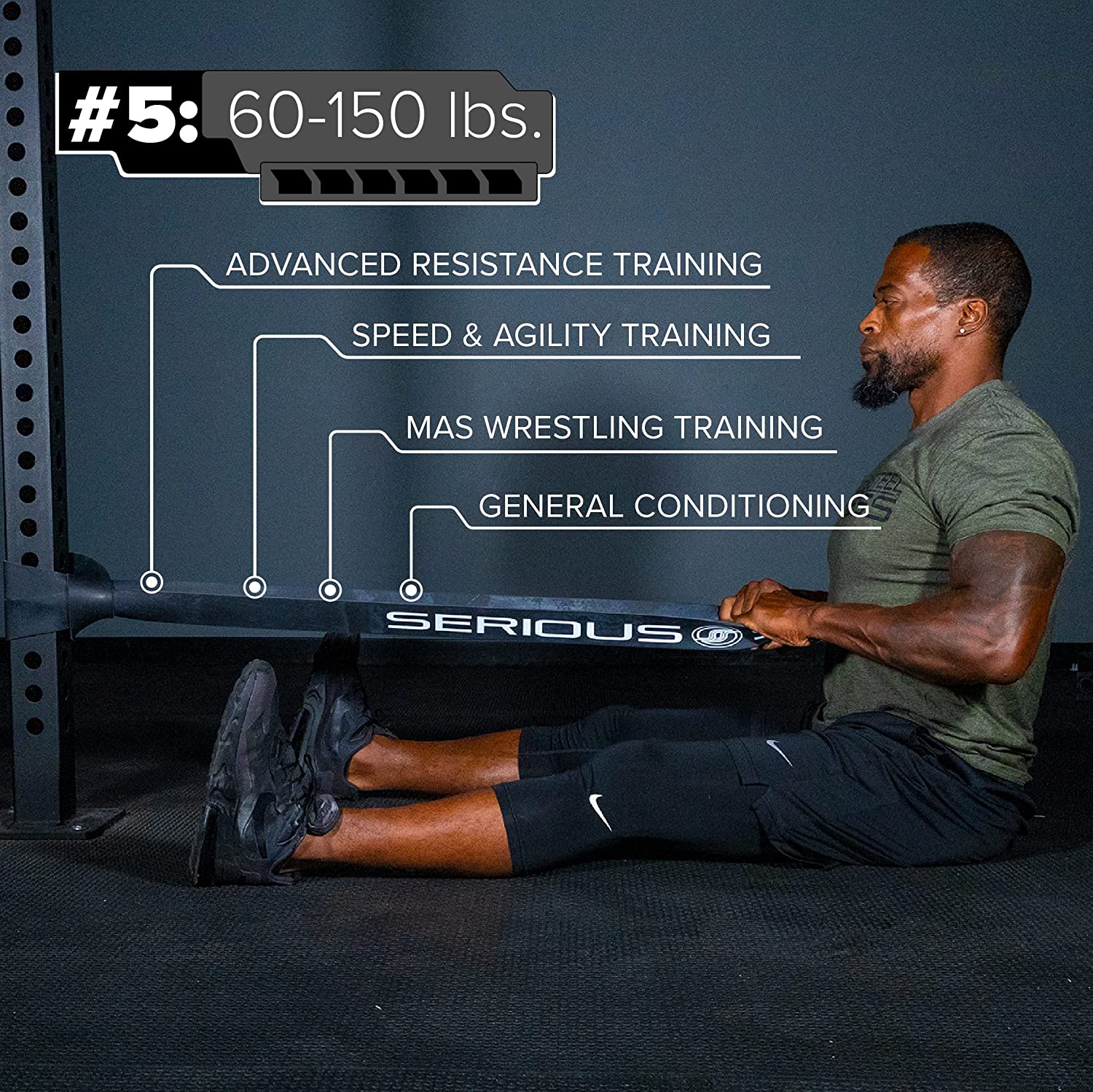Serious Steel Fitness 41" Resistance Bands
