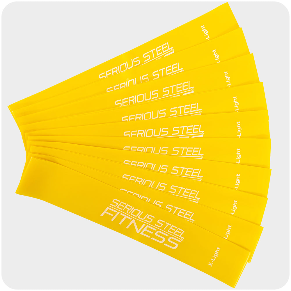 Mini Loop Fitness Bands 10 Pack - Resistance Band Set